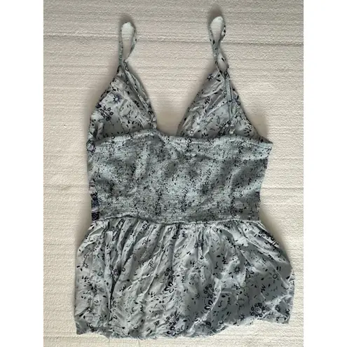 Old Navy Twist Front Keyhole Strappy  Front Smocked Babydoll Cami Medium Y2K Beachy Flowy - Image 9