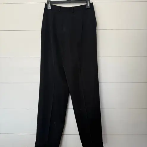 Valerie Stevens Valerie Steven’s Women’s 8 Black 100% Wool Dress Pants