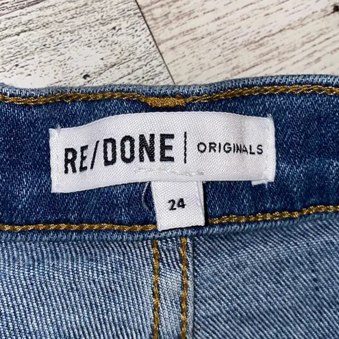 RE/DONE  Originals Button Fly High Rise Jeans Size 24