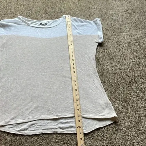 Joseph A Joseph A. Quest-Ce Que C'est Silk Cotton Two Toned Top XL