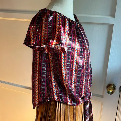Liberty Love •Scandinavian peasant blouse•sz M