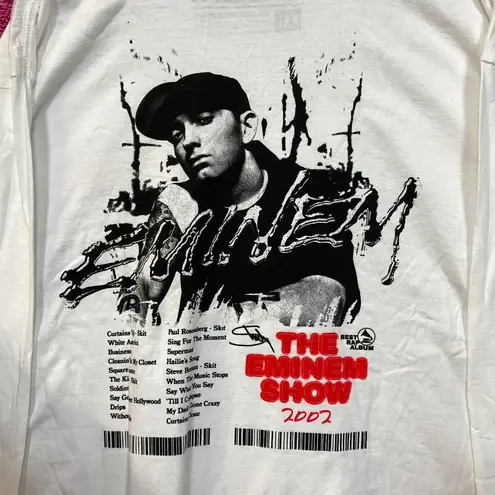 Eminem 2002 The Eminem Show Rap Album Long Sleeve 2X