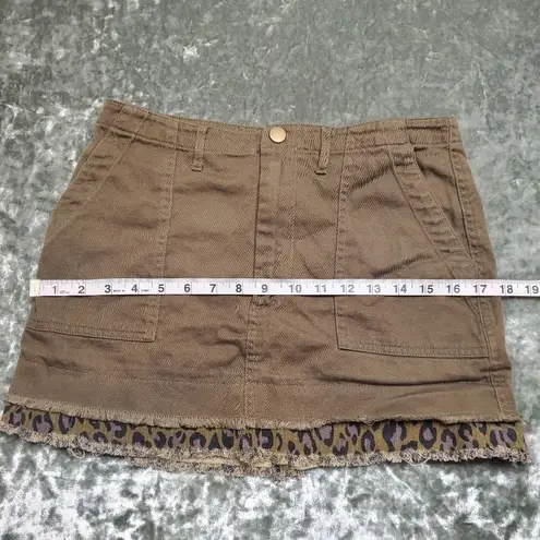 Urban Outfitters  Karter Spliced Green Skirt