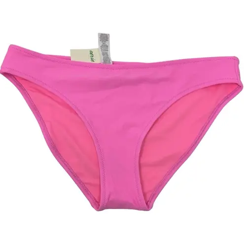 Aerie Size Medium Bikini Bottom In Hot Pink Lined Beach Vacation NEW