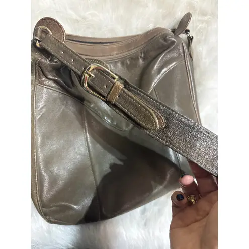 Brown Leather Shoulder Bag Vintage Women's Versatile Crossbody Style