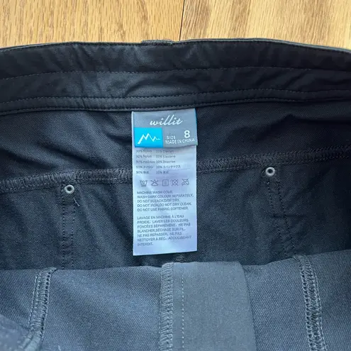 Willit Women's Hiking Athletic Golf Running Shorts with Pockets 4” Size 8 Black