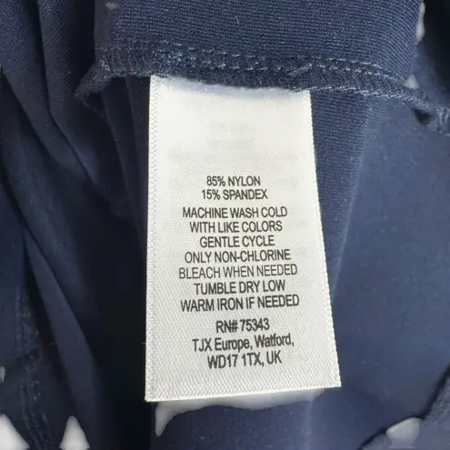 Donna Ricco Navy Blue Sleeveless Sheath Dress Medium