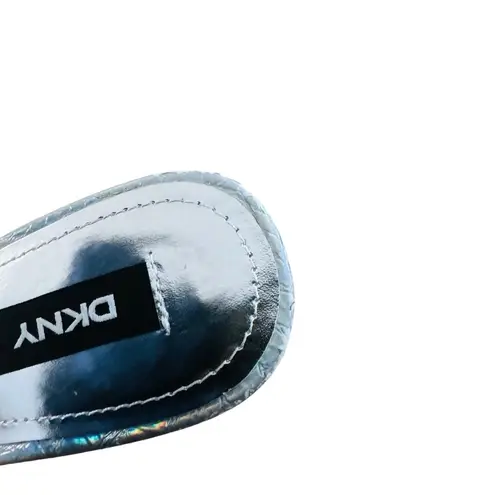 DKNY peep toe vinyl heels clear PVC NEW