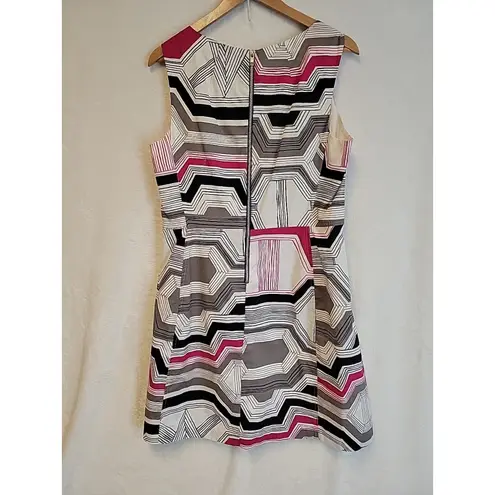 Robbie Bee Vintage Robbie Bee Jumper Dress Geometric Pockets Maximalist Industrial Size 12