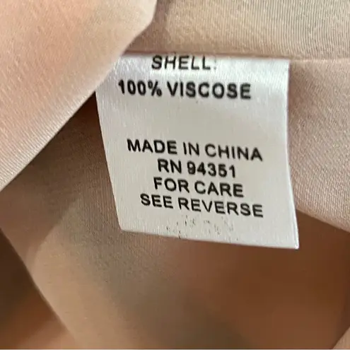 JADE By Melody Tam Bell Sleeve Geometric Print Blouse, Small Orange