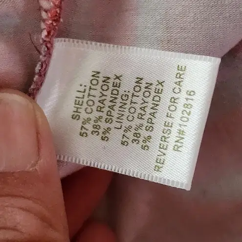 Garnet Hill Pink Modern Geo Surplice Maxi Dress Size 12