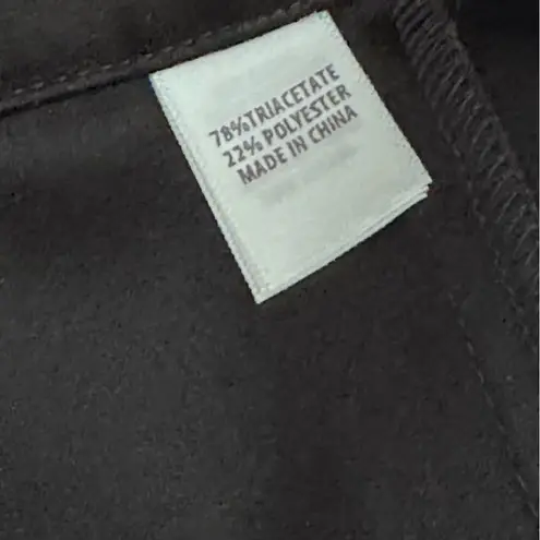 St. John Collection Emma Satin Ankle Pants Caviar Black 8