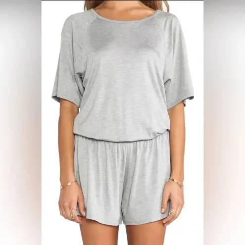 Trina Turk Revolve  Lucille Viscose‎ Romper Heather Gray Size S