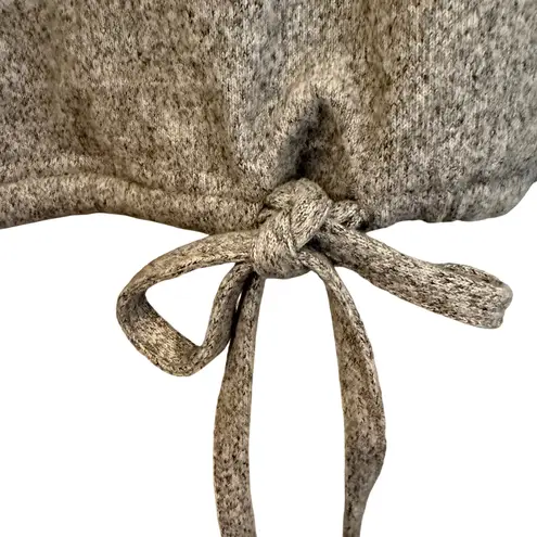 NFL Team Apparel NFL Buffalo Bills Cropped Fleece Pajama Top Women's Medium Gray Casual Football