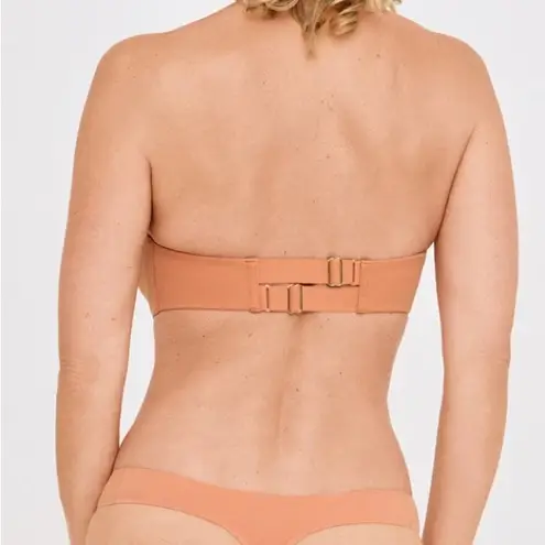 Where W/ Thal The Everywhere Strapless Bra in Golden Hour Orange Size undefined