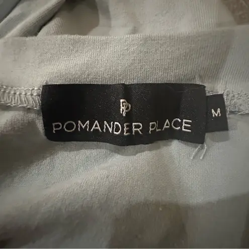 Tuckernuck  Pomander Place Clarissa Belted Jersey Maxi Dress Slate Blue Medium