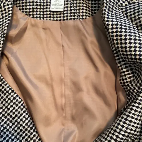 Orvis Silk Houndstooth Button Front Blazer