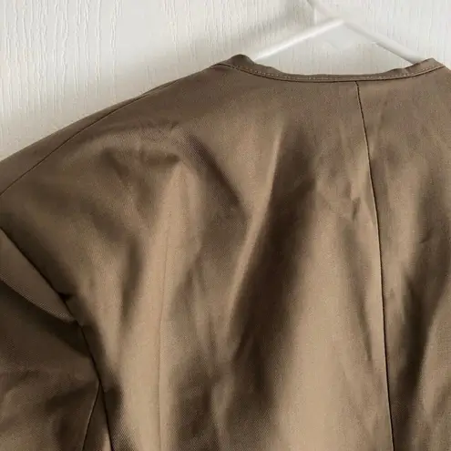 Commense Women's Blazer Jacket Two Button Front Pockets Brown Size XS NWT