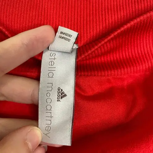 ADIDAS x Stella McCartney Essentials Seamless Mesh Tight Bright Red Size Small