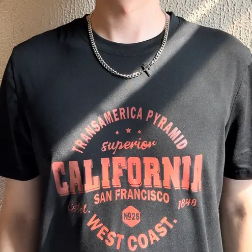 Link Chain Star Necklace for Men Women Streetwear Punk Hip Hop Unisex Style Silver