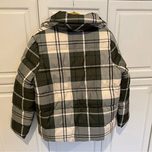 Barbour NWT Women's Tartan Germaine Quilted Jacket Puffer Sz 12 Large XL Green