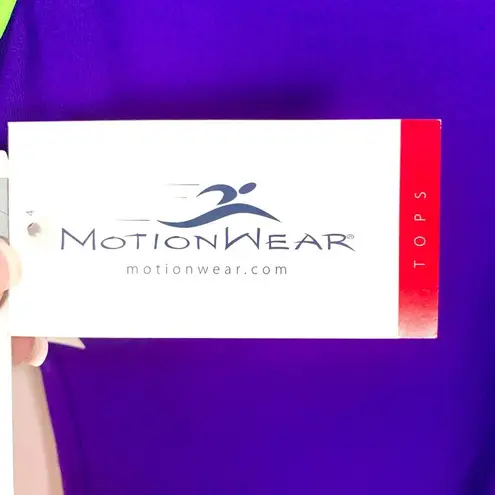 MotionWear Asymmetrical Dance Performance Wear Top Small Adult Purple Punk