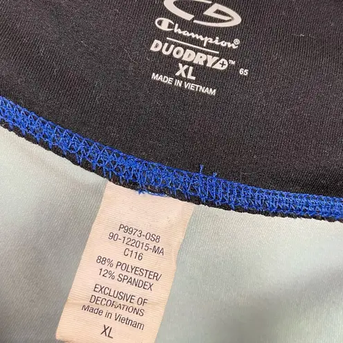 C9 Champion DuoDry XL Tie Dye Abstract Boho Crop Leggings Summer Aqua Water