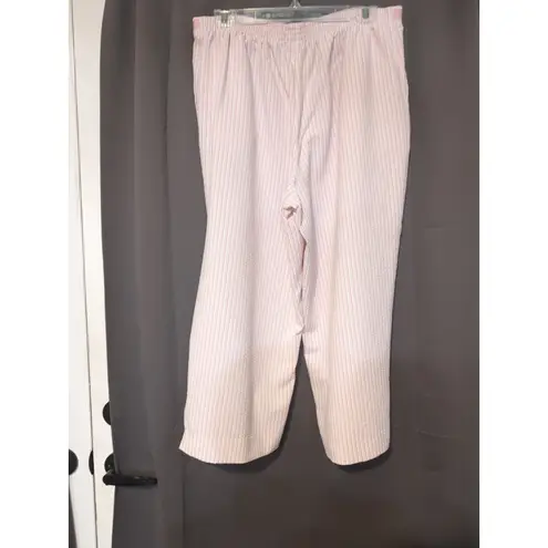 Alfred Dunner Pink Embroidered Outfit, 2 Piece Set, Size 16 Pants, Size 18 Shirt