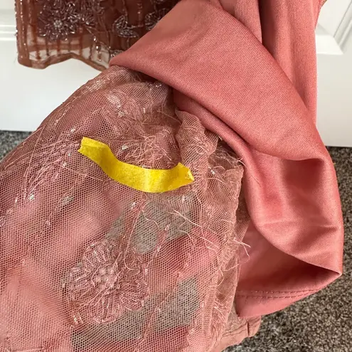 Mac Duggal Embellished High Neck Illusion Long Sleeve Gown 11136