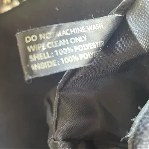 Estée Lauder faux suede handbag