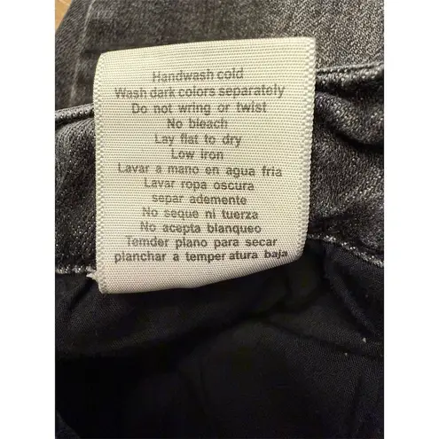 Judy Blue Women’s Black Handsand Boyfriend Jeans Mid-Rise Cuffed Size 7/28 88130