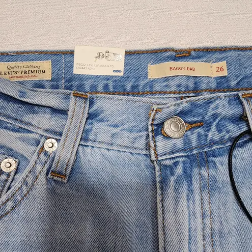 Levi's  baggy Baggy dad mid rise loose hips and thigh W26''x L32'' straight leg