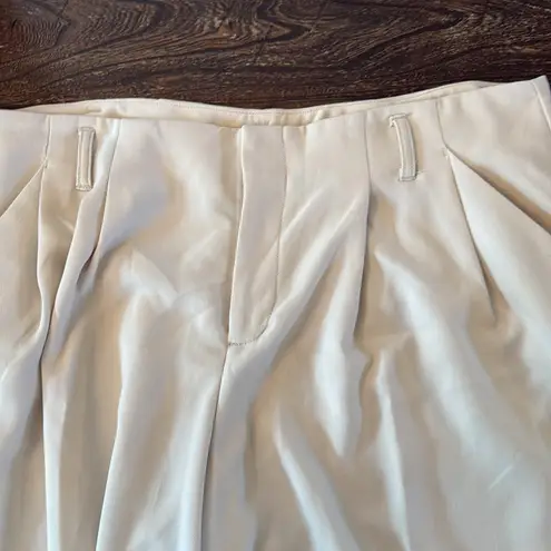 Maeve by Anthropologie Sand Wide-Leg Cropped Culottes Pants Size 14 NWT