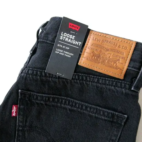 Levi's NWT  Loose Straight in Black Soul Tencel Cotton Jeans 27 x 28 $108