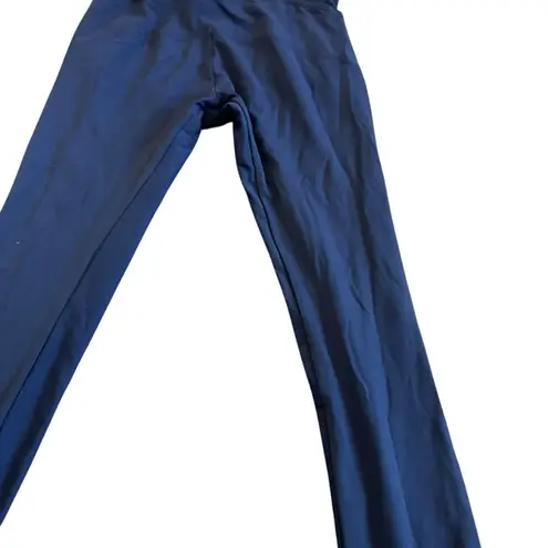 Tracksmith Cropped Length Leggings Navy Blue Cropped Athletic Athleisure Small