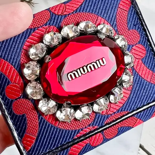 Miu Miu Ultra Rare Jeweled Bracciali Coin Purse