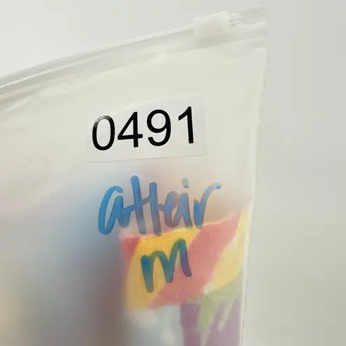 Atelier 5 by Gozde Yilmaz Womens Medium Heart Print Lightweight Top Oversized Yellow