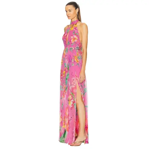ROCOCO SAND Megan Maxi Dress in Pink Floral Small New Womens Long Gown