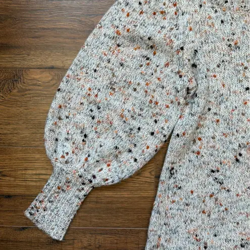 Melonie T Women’s Marled Billow Long Sleeve Sweater Mini Dress Size XS