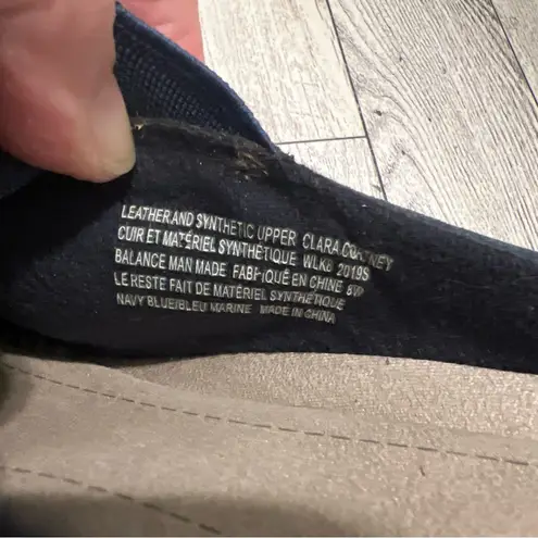 Earth Origins Suede Clogs Mules Clara Cortney Women's 8M Bleu Marine