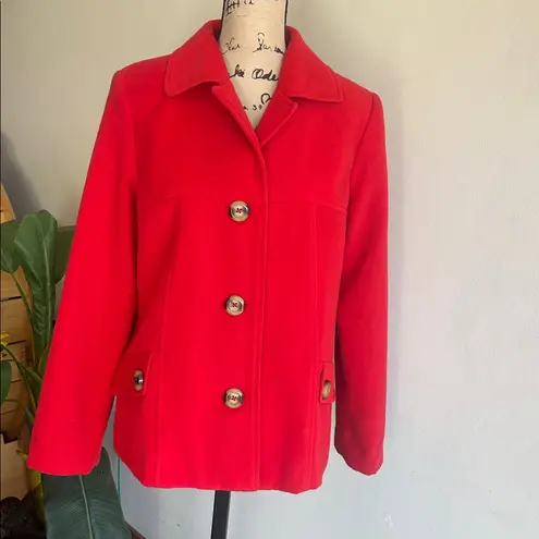 R.Q.T. Red Peacoat Size 12