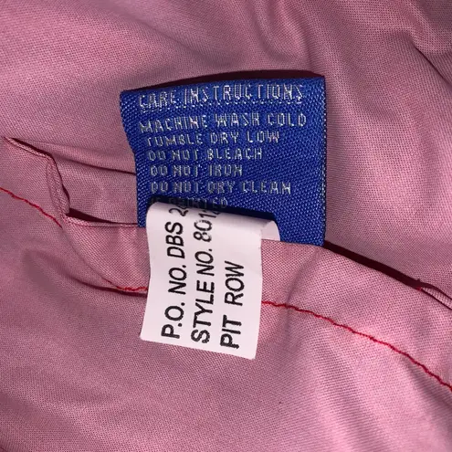 vintage Dunbrooke Bridgestone Firestone 15 years windbreaker red/black size XL Red