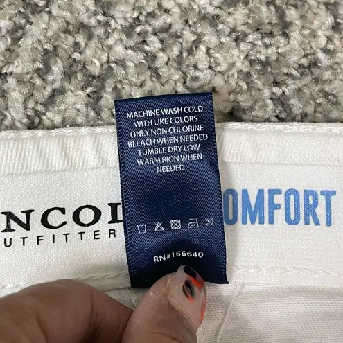 Lincoln Outfitters Women's White Comfort Flex Denim Shorts Size 8