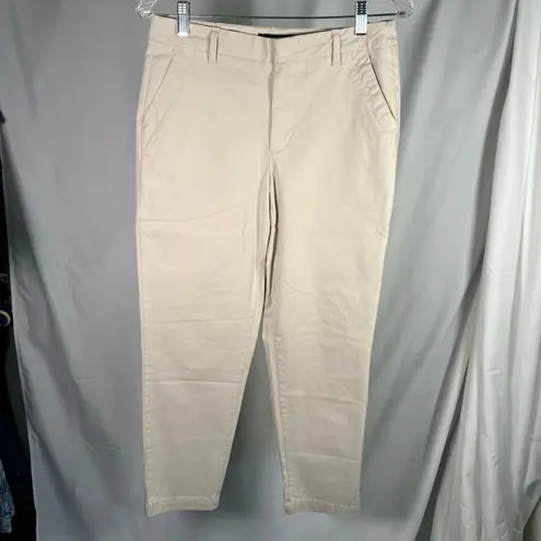 Banana Republic  Slim-Fit Authentic Chino Pants Women's‎ 4 Beige Stretch Cotton