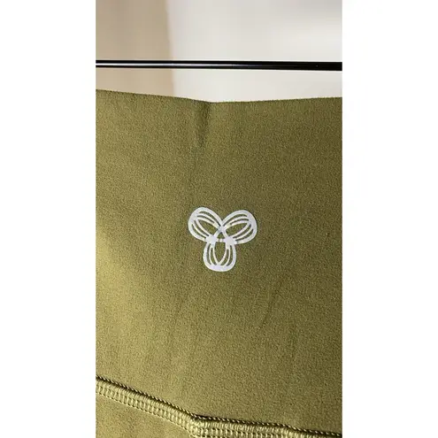 TNA TnAction Women's XS Ankle Leggings Olive Green 25" Active Yoga Athleisure