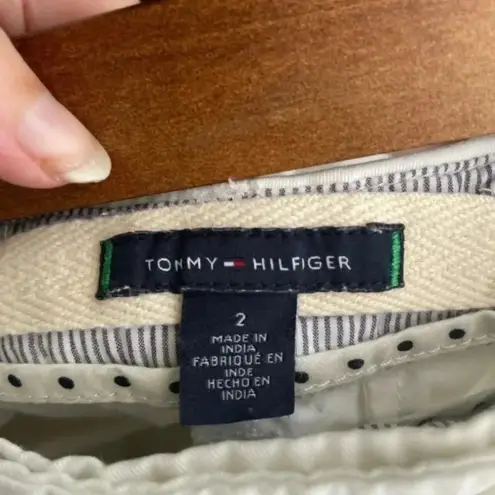 Tommy Hilfiger ‎ White Khaki Shorts Size 2 Super Cute!