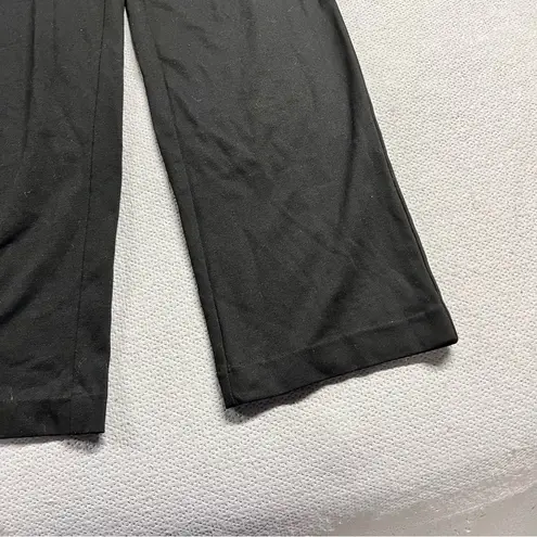 Loft Black Pull On Wide Leg Slacks Dress Pants Size XSmall EUC