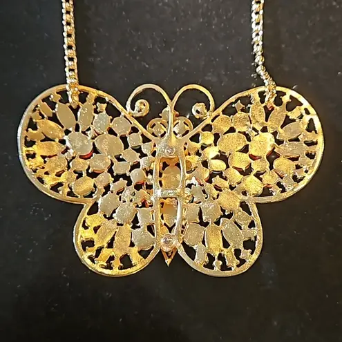 💕KENNETH JAY LANE💕 Coral Turquoise Butterfly Necklace NWOT Blue