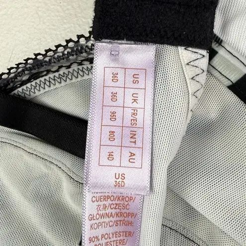 Savage X Fenty Gingham Remix Unlined Plunge Bra Size 36D