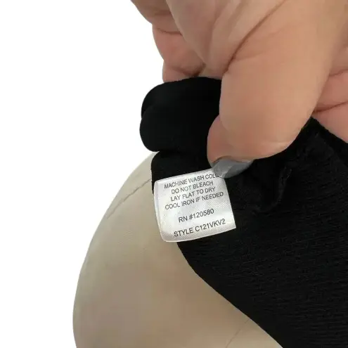 Capsule 121‎ The Star Vest Black Ribbed Knit Tank Top Zip Front Size Small